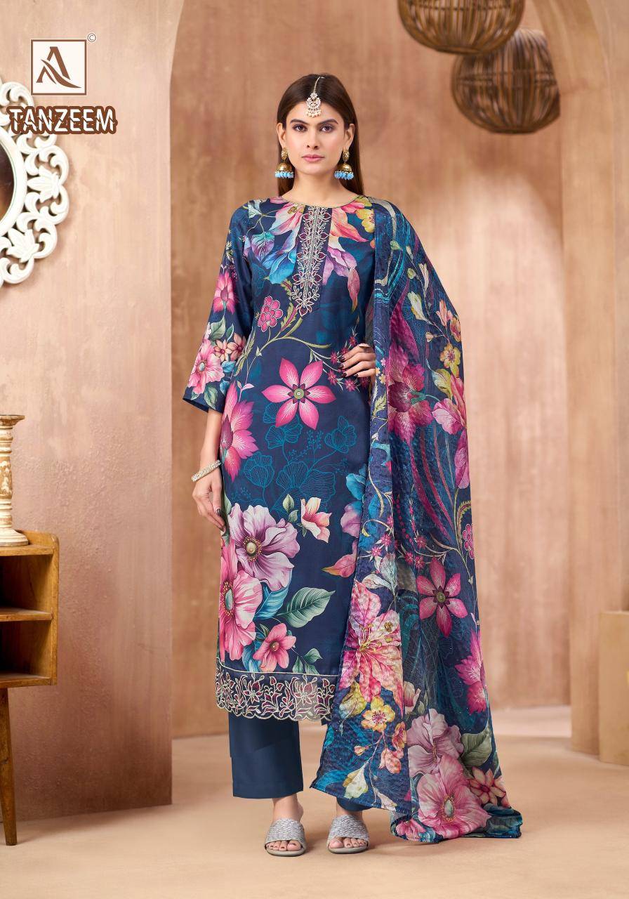 Alok suit tanzeem Latest dress material designs in Delhi